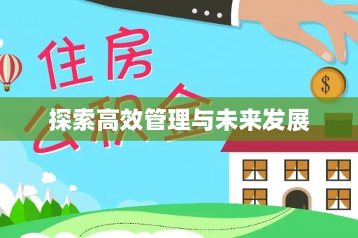 江城探索高效管理与未来发展