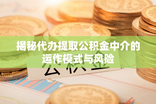 江城揭秘代办提取公积金中介的运作模式与风险