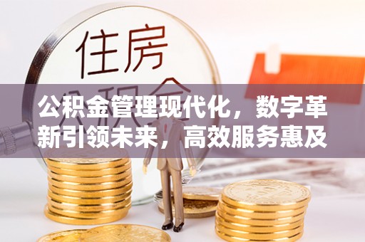 江城公积金管理现代化，数字革新引领未来，高效服务惠及民生