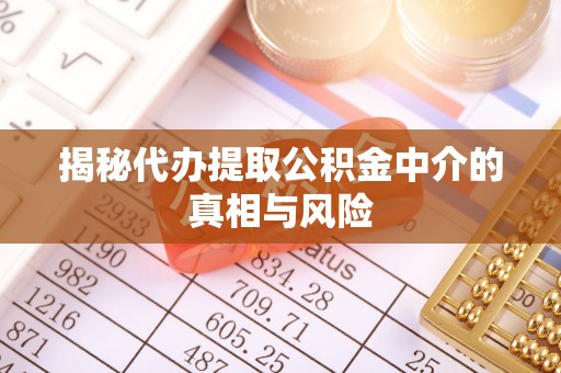 江城揭秘代办提取公积金中介的真相与风险