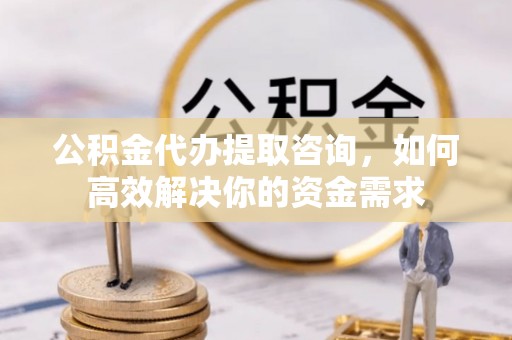 江城公积金代办提取咨询，如何高效解决你的资金需求