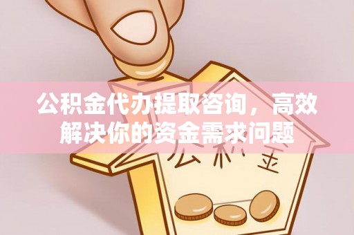 江城公积金代办提取咨询，高效解决你的资金需求问题