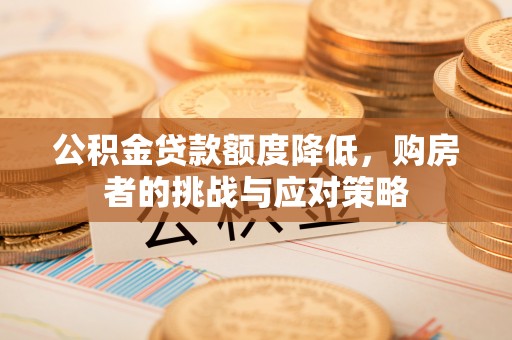 江城公积金贷款额度降低，购房者的挑战与应对策略
