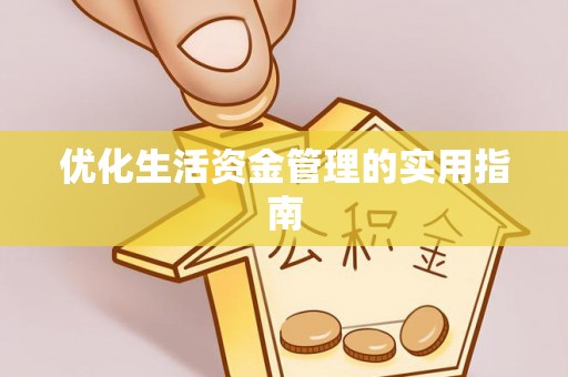 江城优化生活资金管理的实用指南