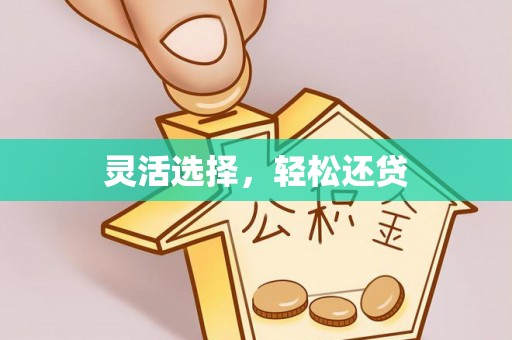 江城灵活选择，轻松还贷