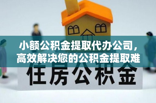江城小额公积金提取代办公司，高效解决您的公积金提取难题