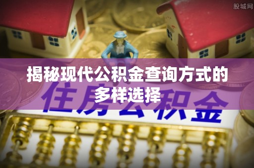 江城揭秘现代公积金查询方式的多样选择