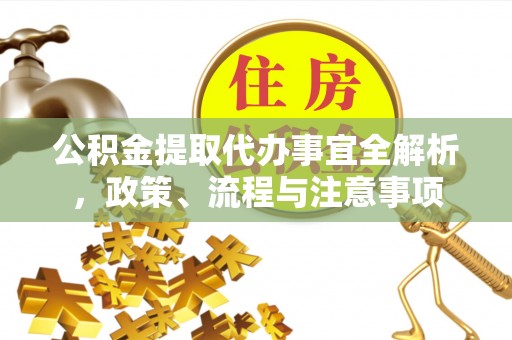 江城公积金提取代办事宜全解析，政策、流程与注意事项