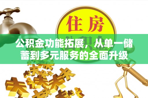 江城公积金功能拓展，从单一储蓄到多元服务的全面升级