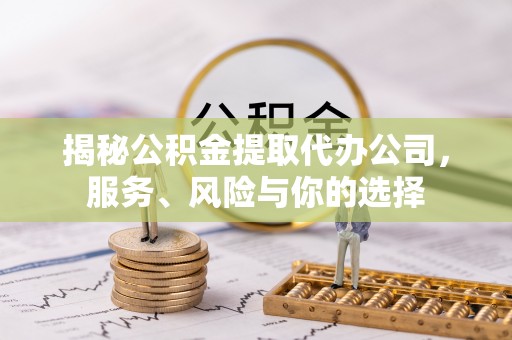 江城揭秘公积金提取代办公司，服务、风险与你的选择