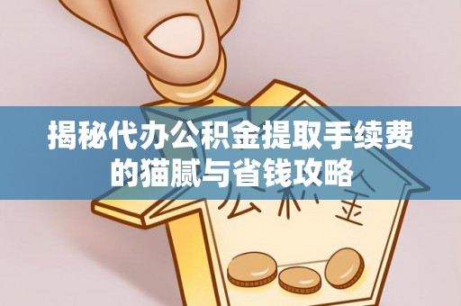江城揭秘代办公积金提取手续费的猫腻与省钱攻略