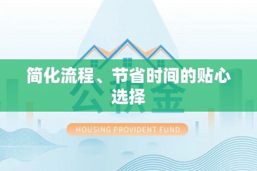江城简化流程、节省时间的贴心选择
