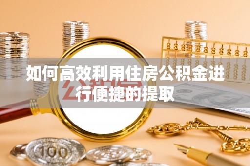 江城如何高效利用住房公积金进行便捷的提取