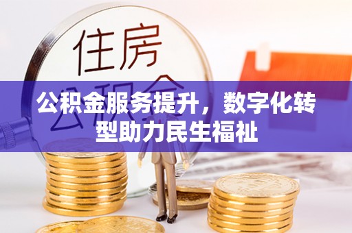 江城公积金服务提升，数字化转型助力民生福祉