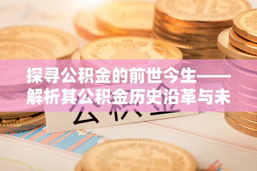 江城探寻公积金的前世今生——解析其公积金历史沿革与未来方向