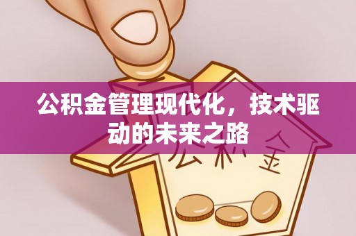 江城公积金管理现代化，技术驱动的未来之路
